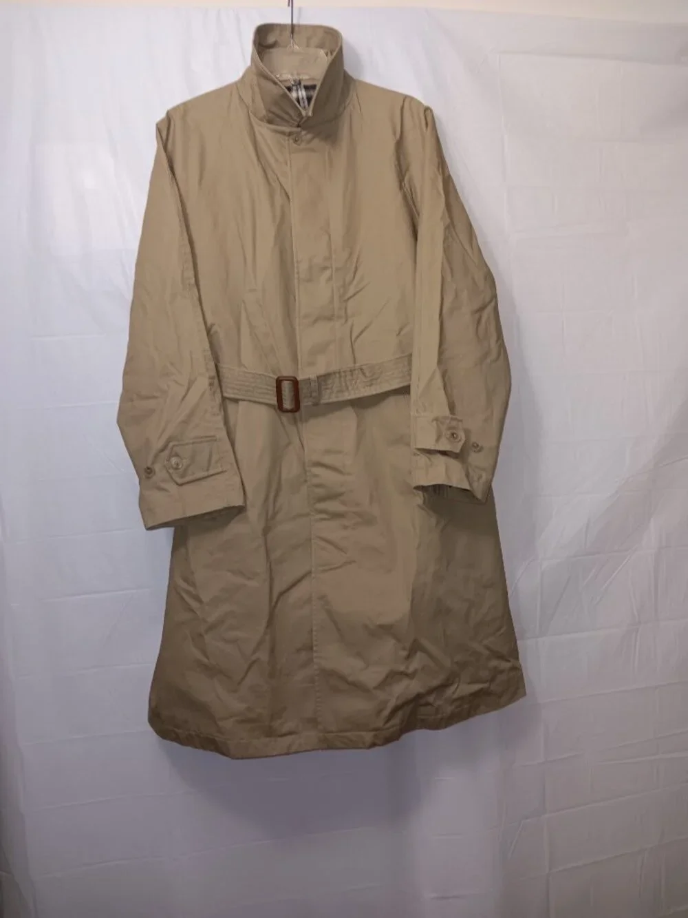 J.CREW RIVINGTON -IN- WATER -RESISTANT COTTON HIDDEN BUTTON TRENCH COAT